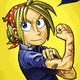 Illustration for article titled Scifi and fantasy ladies pose as Rosie the Riveter for Labor Day
